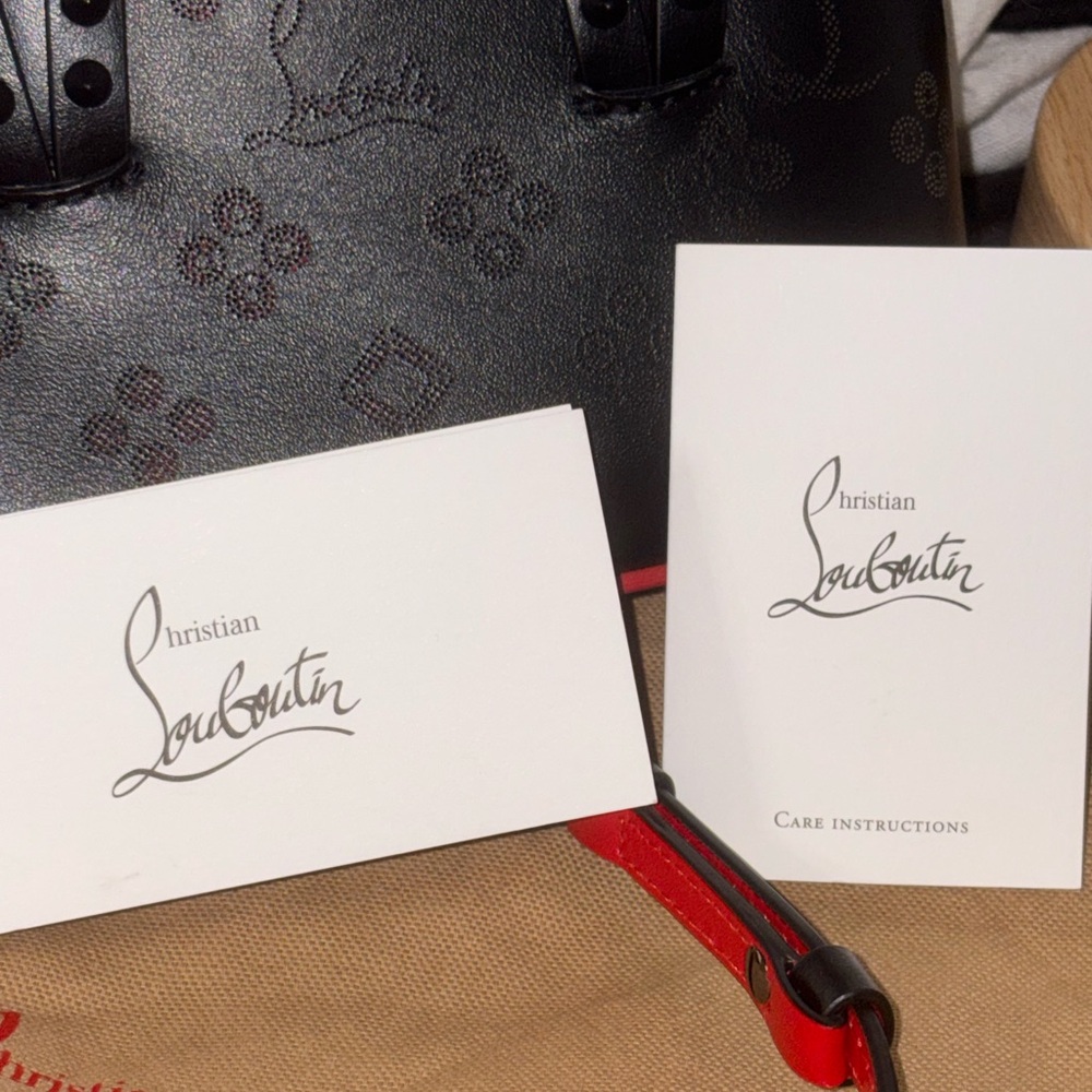 Christian Louboutin Black and Red Crossbody Bag - Picture 6 of 7